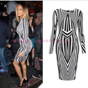 Top shop geometric bodycon dress